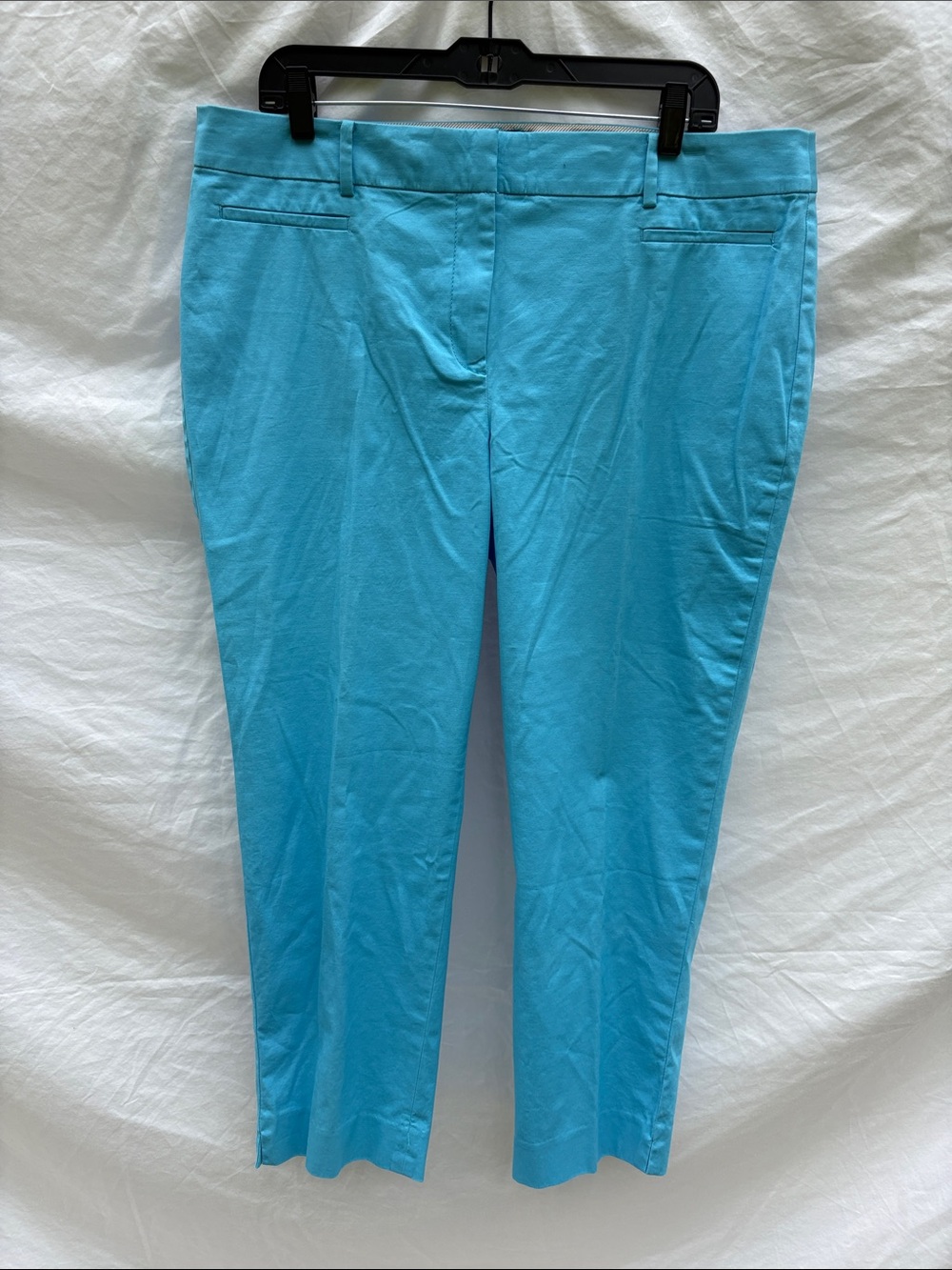 Talbots Bright Aqua Cropped Pants